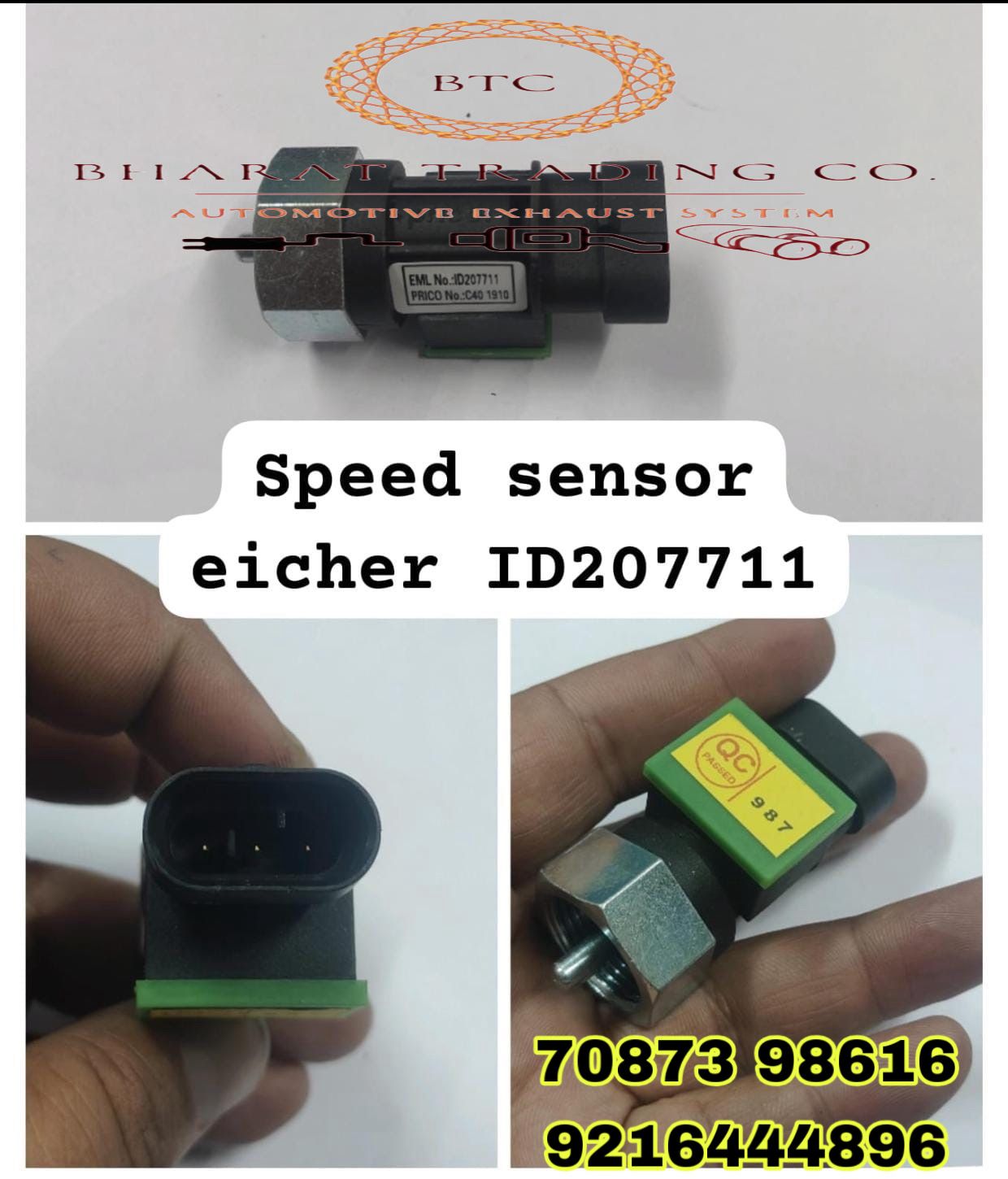 Speed Sensor (Eicher ID207711)